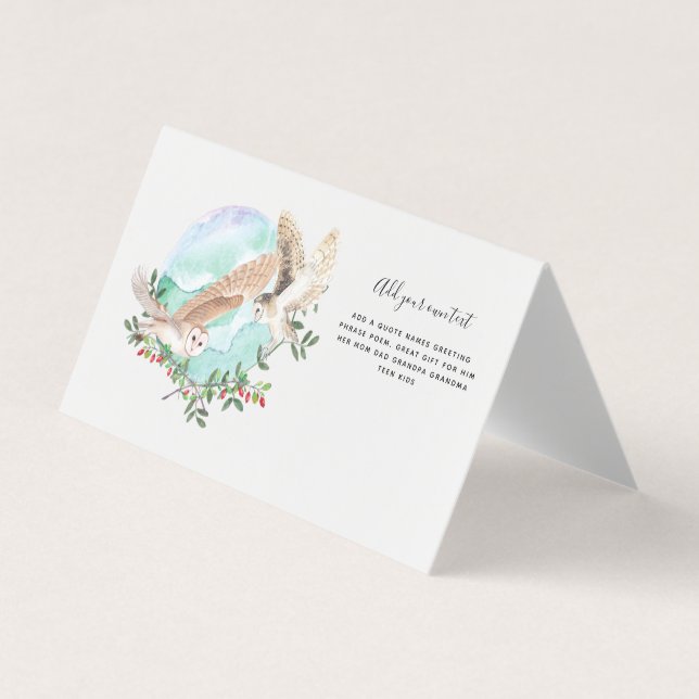 UGGLA Personlig Visitkort (Framsida)