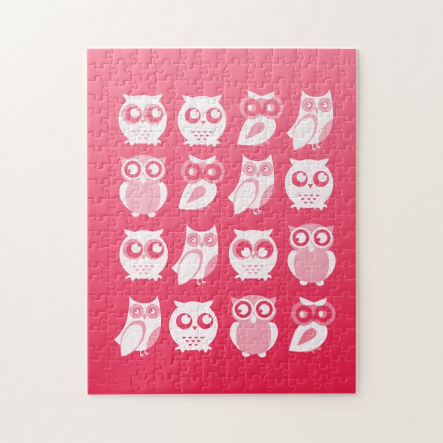 Uggla Photo Puzzle Pussel (Vertikal)