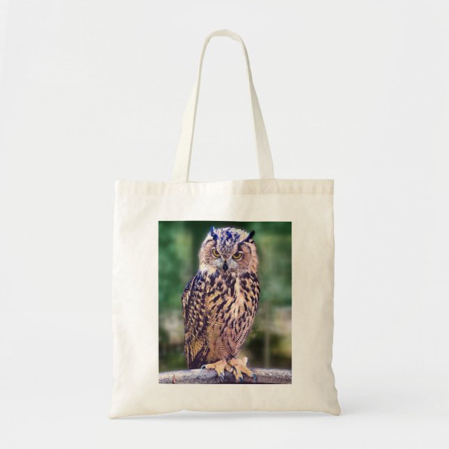 Uggla Photo Tote Bag Tygkasse (Framsidan)