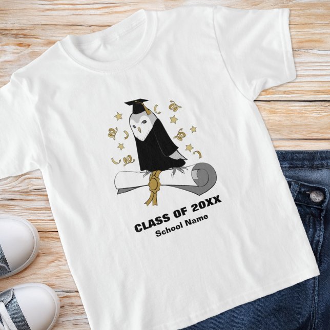 Uggla Preschool / Kindergarten Studenten Kids T Shirt (Skapare uppladdad)