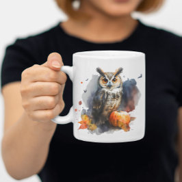Uggla Pumpkin - Halloween Kaffemugg