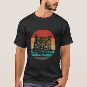 Uggla Retro Stil Vintage T Shirt