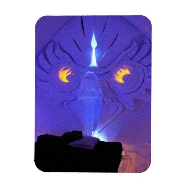 Uggla Room, Hotel de Glace, Quebec, Kanada Magnet (Vertikal)