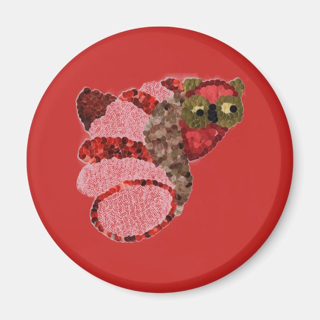Uggla Round Magnet (Framsidan)