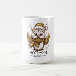 Uggla ska hem till jul kaffemugg