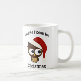 Uggla ska vara hemma till jul! kaffemugg