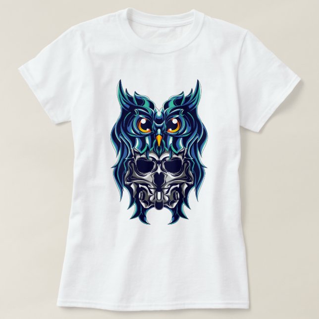 Uggla Skull T Shirt (Design framsida)