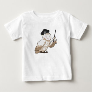 Uggla som lärare med pekare t shirt