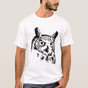uggla, söt uggla,roligt uggla,baby uggla,snönära u t shirt