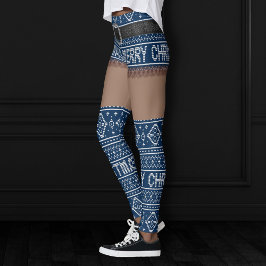 Uggla Sötsjön Blue Kort Skirt | Mörk Skin Leggings