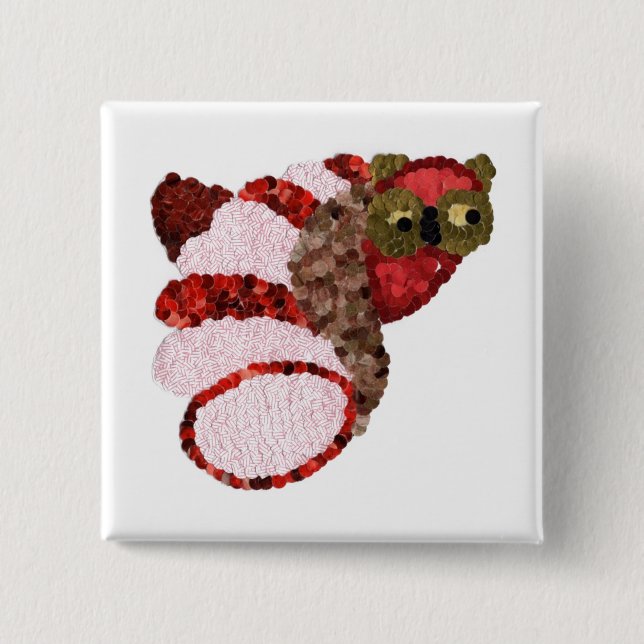 Uggla Square Badge Knapp (Framsida)