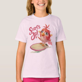 Uggla Surfboard Surfa uppåt T Shirt