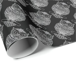 Uggla (svart) - Presentpapper