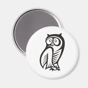 Uggla Symbol Black Magnet