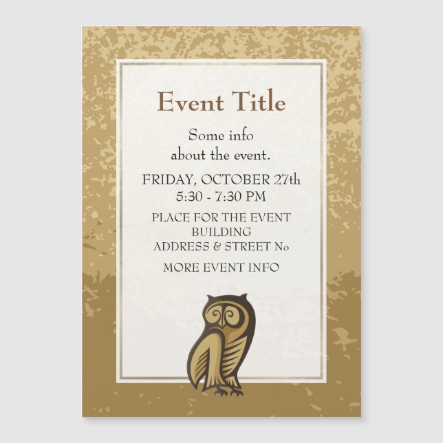 Uggla Symbol Färg (Framsida)