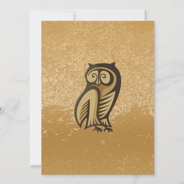 Uggla Symbol Färg (Framsida)