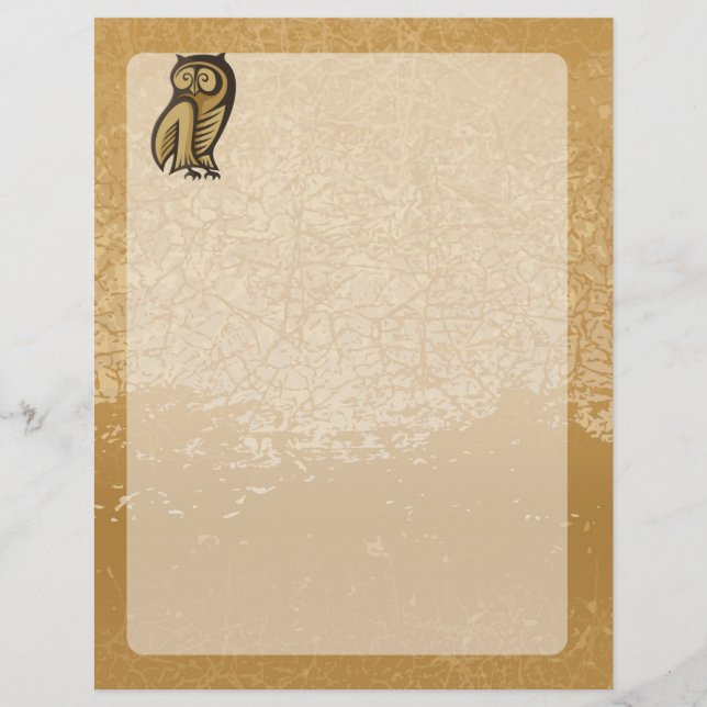 Uggla Symbol Färg Reklamblad (Framsidan)