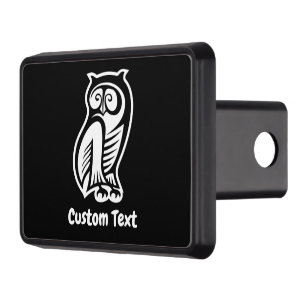 Uggla Symbol White Dragkroksskydd