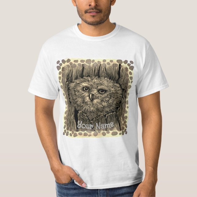 Uggla T-Shirt (Framsida)