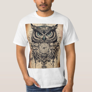 "Uggla Tattotryckt T-Shirts: A Snyggt Fusion of T Shirt