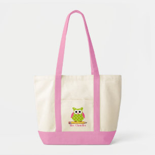 Uggla Teacher Tote Bag Tygkasse