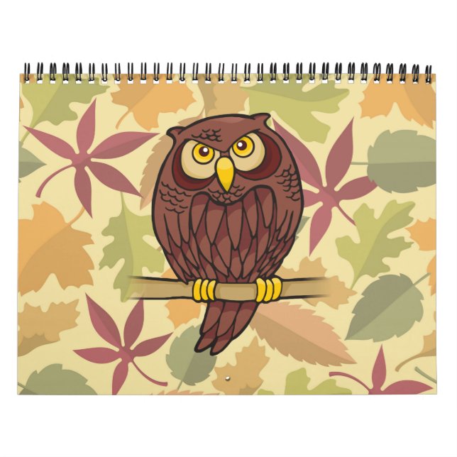 Uggla Tecknad Kalender (Omslag)