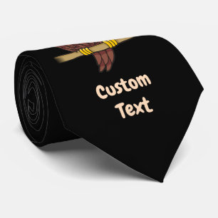 Uggla Tecknad Neck Tie Slips