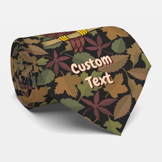 Uggla Tecknad Neck Tie Slips (Rullad)