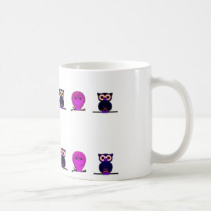Uggla, tecknaden uggla kaffemugg