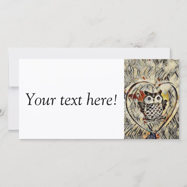 Uggla teckning (Framsida)