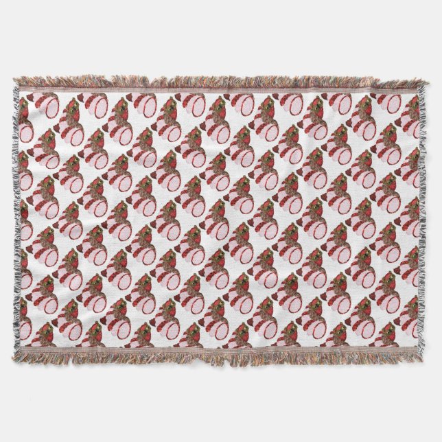 Uggla Throw Blanket Filt (Framsidan)