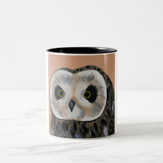 Uggla Två-Tonad Mugg (Center)