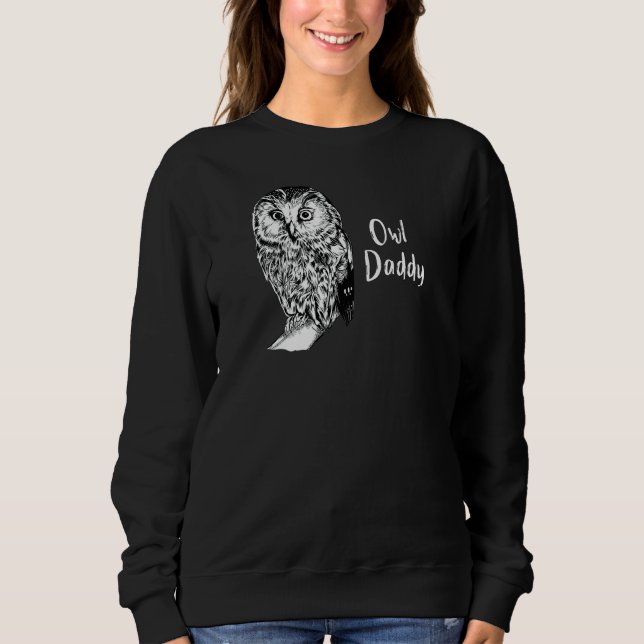 Uggla Uggla Pappa T Shirt (Framsida)