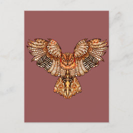 Uggla under flygning 2 vykort