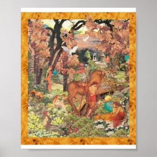 UGGLA UNDER FLYGNING POSTER