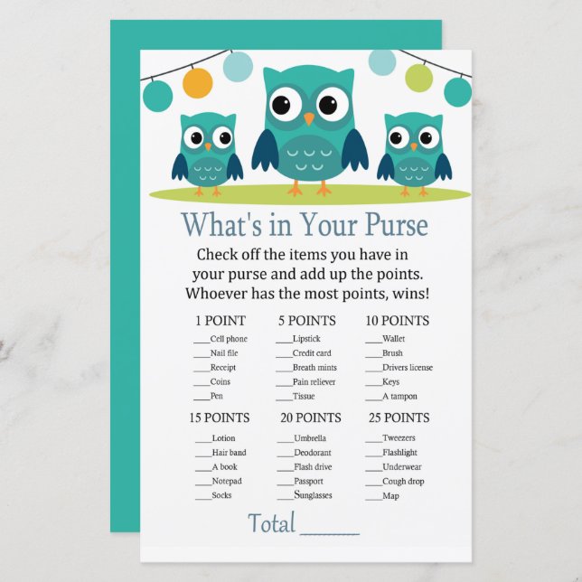 Uggla Vad är det i din handskött? (Fram/baksida)