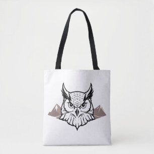 Uggla Vector Art Animal Modern Urban City Graphic Tygkasse