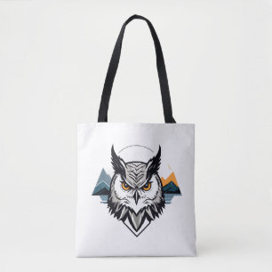 Uggla Vector Art Animal Modern Urban City Graphic Tygkasse