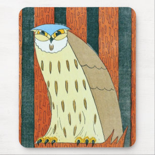 "Uggla" vintageillustration Musmatta