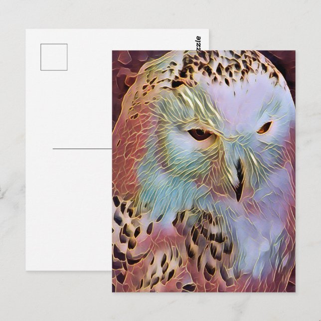 UGGLA VYKORT (Fram/baksida)