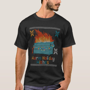 Uggla Warm Önskemål Dumpster Fire T Shirt