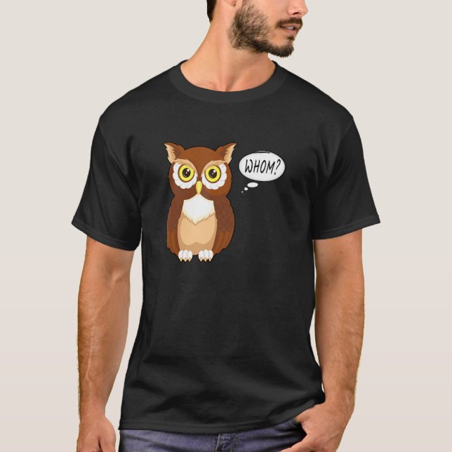 Uggla Whom T Shirt (Framsida)
