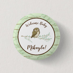Uggla Woodland Animal Baby Shower Knapp