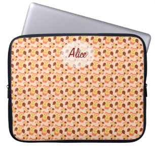 Ugglablommar Laptop Sleeve