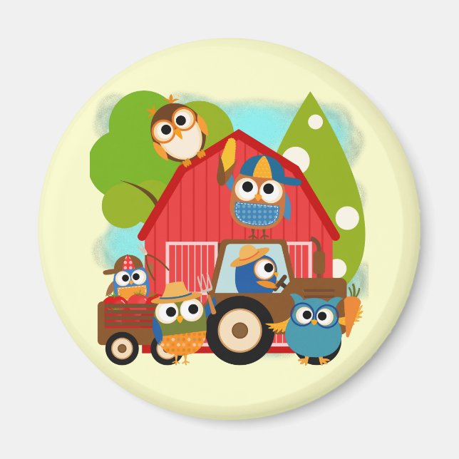 Ugglabönder Magnet (Framsidan)