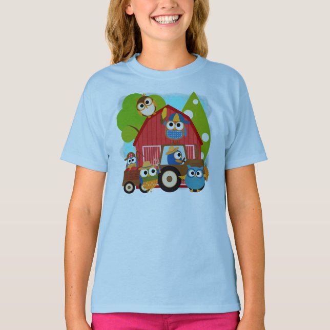 Ugglabönder Tee Shirt (Framsida)