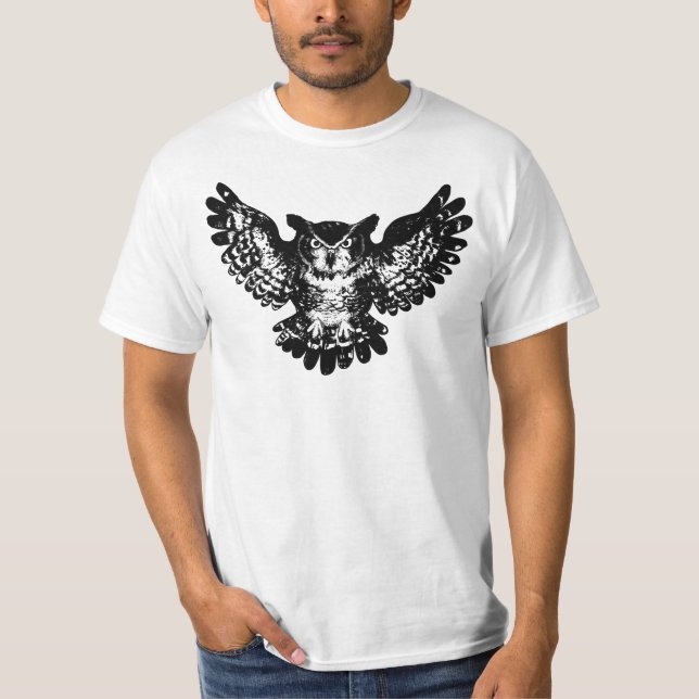 Uggladesign T-Shirt med vilda djur-tema (Framsida)