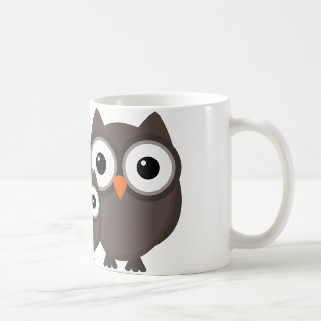 Ugglafamiljmugg Kaffemugg (Höger)