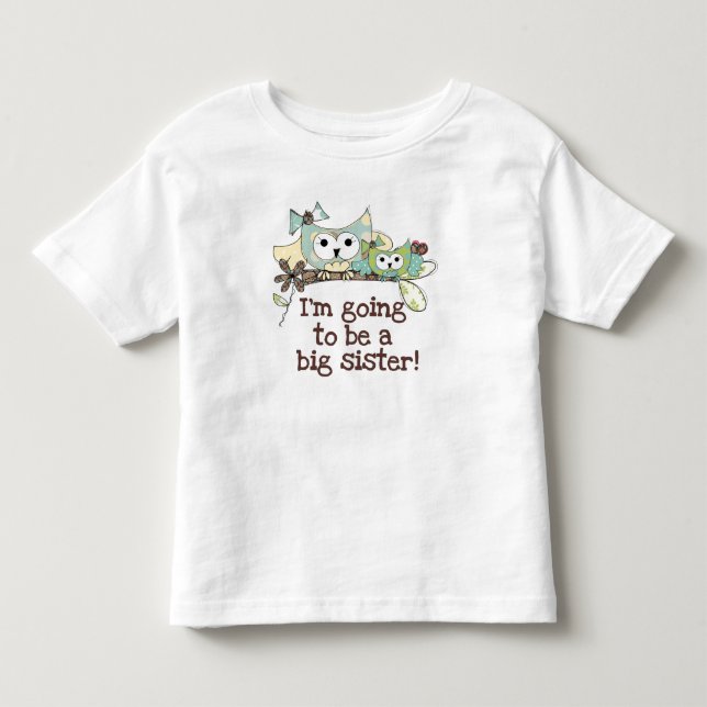Ugglaframtidsstorasyster T-shirt (Framsida)