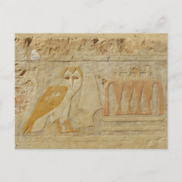 Ugglahieroglyphen specificerar, det Hatshepsut Vykort